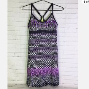 Athleta Printed Shorebreak Dress in Purple - Size Med. Excellent Condition!